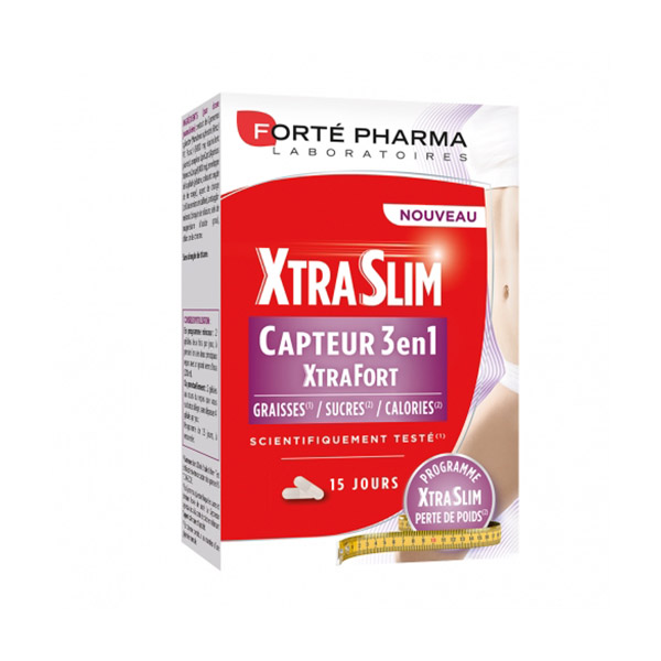 XtraSlim Capteur 3en1 Forte Pharma – 60 capsule